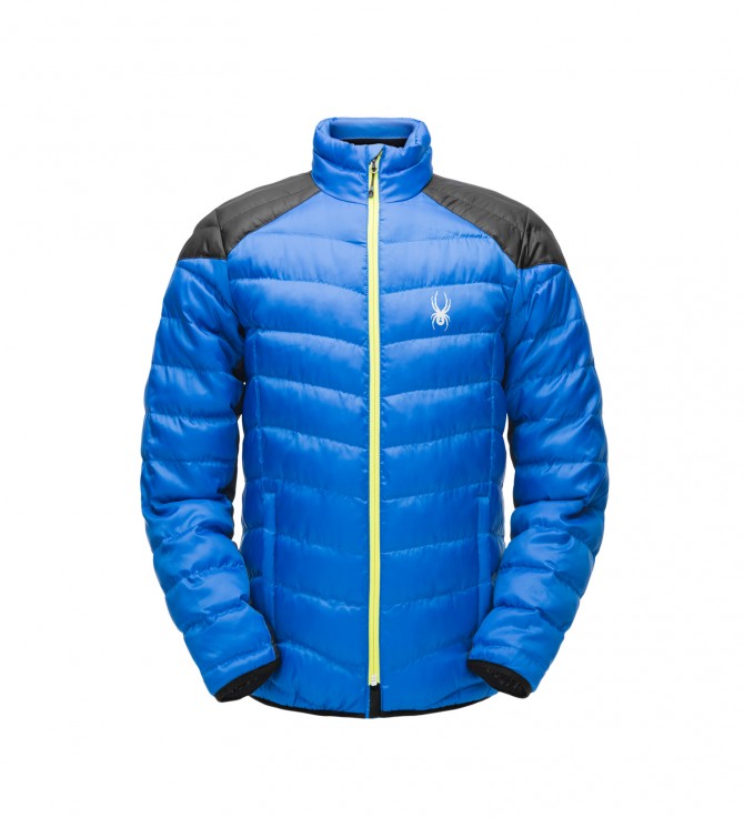 Spyder men's geared hoody synthetic down jacket deals